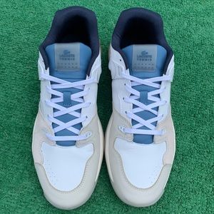 Lacoste T-Point Suede Leather Sneakers / One Of A Kind